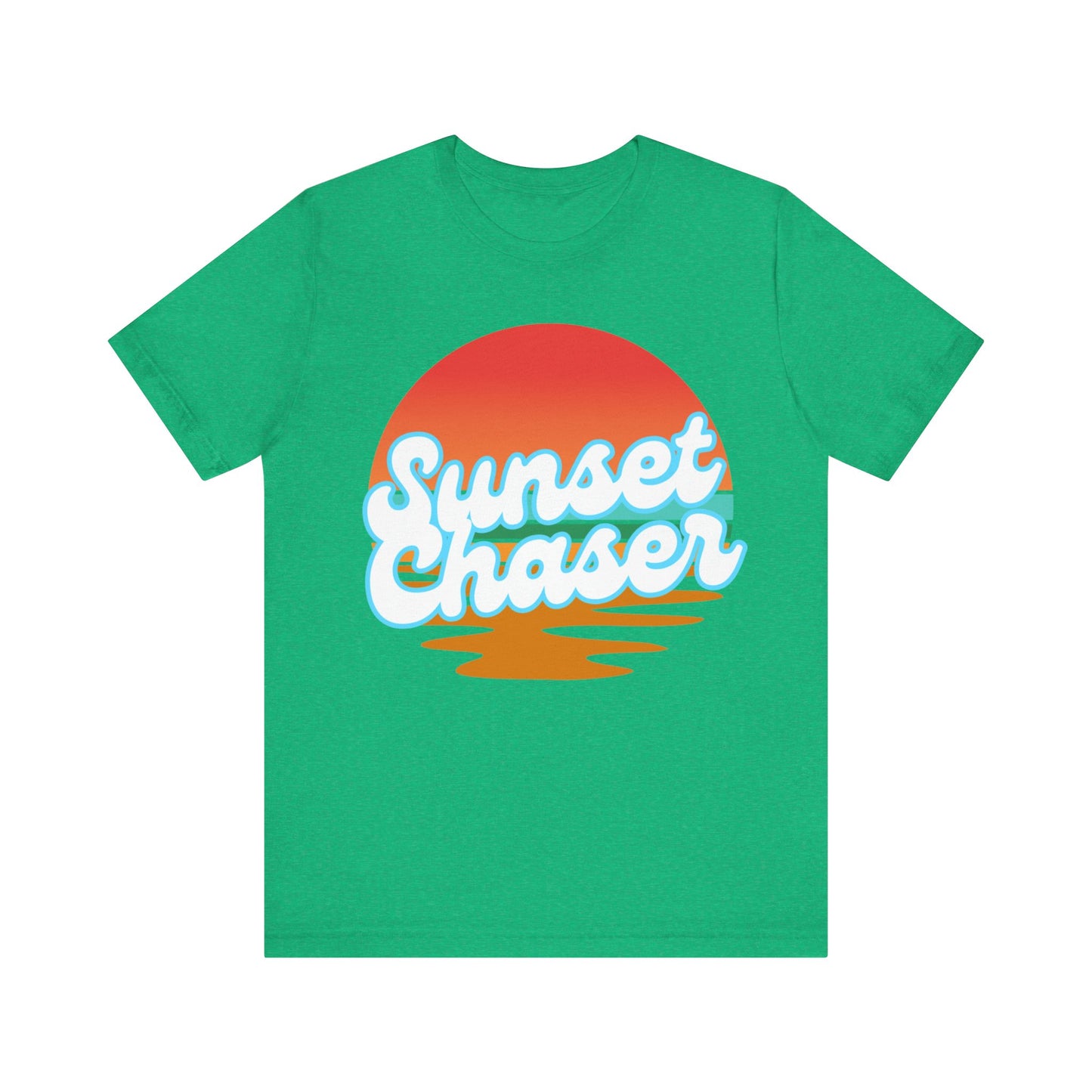 Sunset Chaser Tee - Unisex Short Sleeve T-Shirt for Beach Lovers, Summer Vibes, Vacation Wear, Gift for Nature Enthusiasts