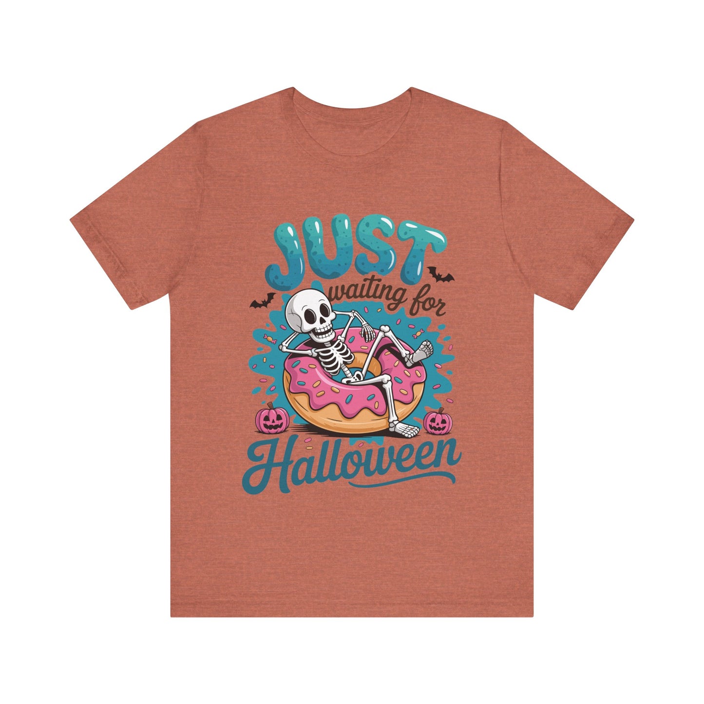 Spooky Skeleton Halloween Tee, Unisex Short Sleeve Shirt, Halloween Costume Top, October Festive Apparel, Funny Holiday Shirt