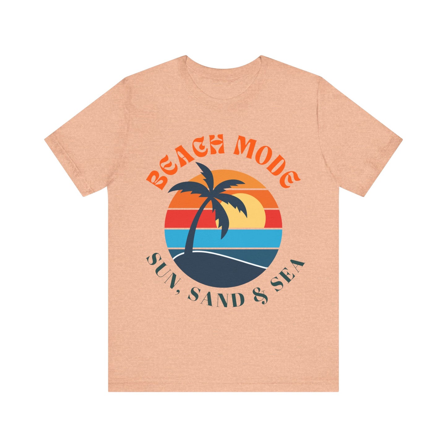 Beach Mode Unisex Jersey Tee - Perfect for Summer, Vacation, Beach Day, Sun Lovers, Casual Wear, Gift for Him/Her