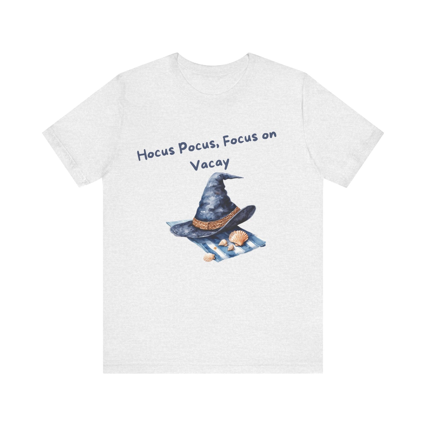 Hocus Pocus Vacation Tee, Fun Summer T-Shirt, Witch Hat Graphic Shirt, Gift for Vacation Lovers, Witchy Summer Style